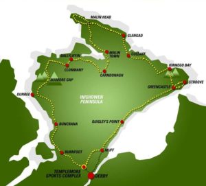 Inishowen 100 sportive ( i100 and i60 routes )