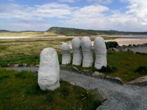 Hand of Doagh on the Isle of Doagh